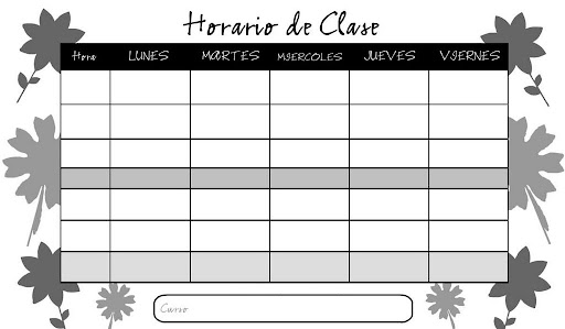 Horario escolar<br />